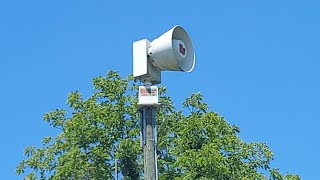 Federal Signal 2001130 alert 30sec Spottsville elementary school in polaroid Henderson county KY [upl. by Cnut]