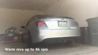 Honda Accord V6 Straight Pipe [upl. by Daeriam]