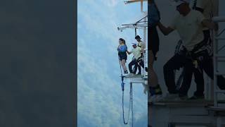 Himalayan Bungy trendingshorts bungeejumping shortsfeed youtubeshorts viralshorts adventure [upl. by Kersten]