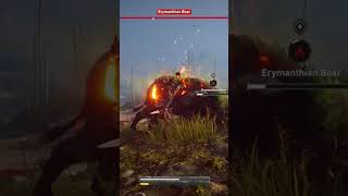 Erymanthian Boar gaming assassian actionadventuregame assassinscreedodyssey [upl. by Nodroj]