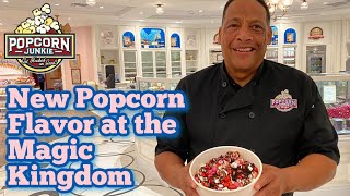 New Popcorn Flavor Introduced at the Magic Kingdom from Local Orlando Business Popcorn Junkie [upl. by Nuahsad]