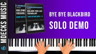 10 Bebop Words for Bye Bye Blackbird Building Your Jazz Vocabulary Vol1 jazzimprovisation [upl. by Kennie679]