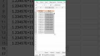 3 Ways to Remove Scientific Notation from Number exceltricks shorts [upl. by Decima]