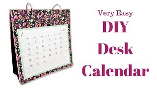 DIY Desk Calendar  Craft Fair Ideas [upl. by Stauder]