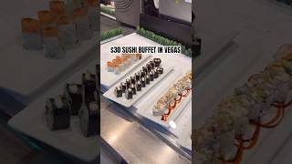 30 SUSHI buffet in Las Vegas [upl. by Arabella526]