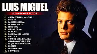 LUIS MIGUEL 40 GRANDES EXITOS SUS MEJORES CANCIONES 🌹🌹 LUIS MIGUEL 90s Sus EXITOS Romanticos [upl. by Anaud144]