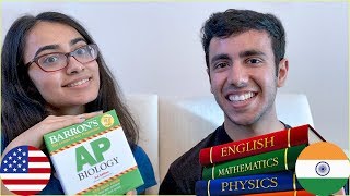 High School Studying in India vs Studying in USA  CousinRoasted [upl. by Gruver]