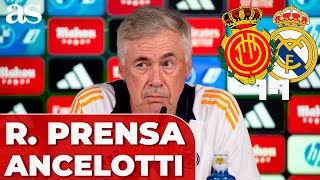 CARLO ANCELOTTI rueda de prensa COMPLETA hoy  MALLORCA 1  REAL MADRID 1 [upl. by Aileen55]