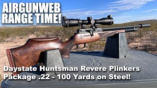 Daystate Huntsman Revere 22 Plinkers Package w MTC Optics 100 Yard Steel Challenge [upl. by Maitund332]