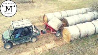 Move and Unroll Hay Without A Tractor [upl. by Gnoy]