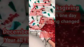 Transition ideas ❄️☃️🎄 christmastraditions transitionideas christmas transition grwm preppy [upl. by Analihp719]