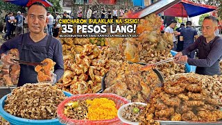 35Pesos lang ang quotCHICHARON BULAKLAK na SISIG may JAVA RICE paquot  BLOCKBUSTER na KANTO STYLE SISIG [upl. by Mavra]