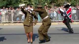 Carabineros bailan cueca en San Carlos [upl. by Merdith]