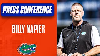 Billy Napier on DJ Lagway Montrell Johnson Jr amp LSU Game  Florida Gators Football [upl. by Greeson761]