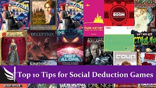 How to Win at Social Deduction Games Top 10 Tips [upl. by Nyleikcaj]