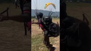 How to learn paragliding 🪂🪂paraglidinglanding viralshorts exploreyoutube [upl. by Zorine]