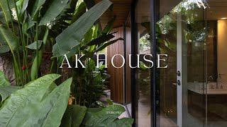 Single Floor Minimalist House Design With A Tropical Garden Creates A Comfortable amp Welcoming Spaces [upl. by Wahl983]