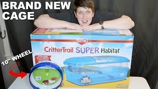 NEW CRITTERTRAIL SUPER HABITAT HAMSTER CAGE [upl. by Lerrad]