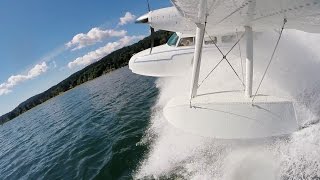 Grumman G44 Widgeon Takeoff  Salt Spring Island BC [upl. by Valley]