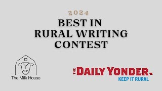 2024 Best in Rural Writing Contest [upl. by Hornstein]