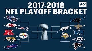 2018 NFL PLAYOFF PREDICTIONS YOU WONT BELIEVE THE SUPER BOWL CHAMPION 100 CORRECT BRACKET [upl. by Dickie]