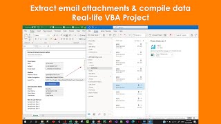 VBA to download email attachments from Outlook with multi Criteria Reallife Automation Project [upl. by Alemap]