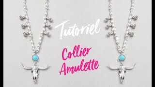 Tutoriel Collier Amulette [upl. by Winzler555]