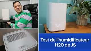 Évaluation de l’humidificateur à ultrasons chaud et froid H20 de JS [upl. by Ecnahs]