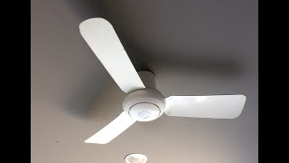 44” Panasonic “Baby Fan” Remote Ceiling Fan  Quick Test [upl. by Winson]