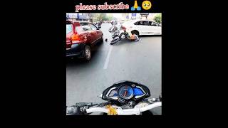 Bike ride time live bike crash 😭😭trending rider viralvideo views shorts bike motovlog race [upl. by Einnaej]