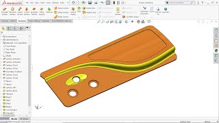 SolidWorks Surfaces tutorial  Basics of Solidworks Surfaces [upl. by Atkins981]