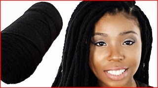 Yarn Wraps  How To Do Yarn Dreads On Your Own Hair Tutorial Part 1 of 6  Supplies [upl. by Giamo]