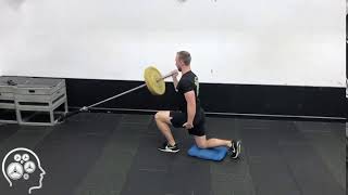 Barbell Split Stance Jammer Press [upl. by Sall]