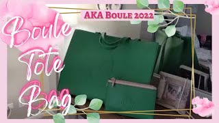 70TH AKA BOULE ORLANDO 2022 💕💚💕 AKA Boule Tote Bag Telfarstyled  70th Boule AKATote [upl. by Wandie]