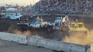 Colusa County Truck Derby DemolitionDerby Crash SendIt [upl. by Aciras]