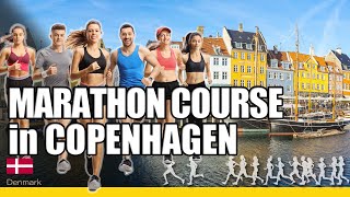 Marathon course at Copenhagen Marathon [upl. by Hachman3]