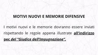 Deposito telematico delle Impugnazioni penali [upl. by Gnak]