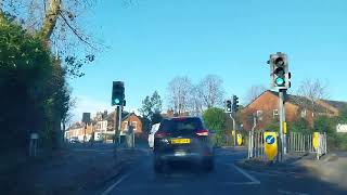 dashcam burbage to hinckley roadworks on leicester road November 20th 2024 [upl. by Kursh]