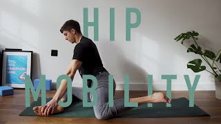 12 Minute Hip Mobility Routine FOLLOW ALONG [upl. by Atokad]