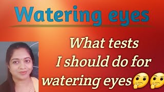 Watering from eyes Causes  Lacrimal syringing PROBE TEST FDDT ROPLAS DCGRegurgitation test [upl. by Wei]