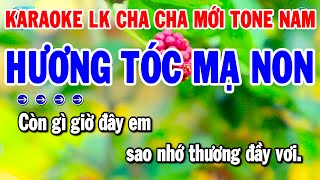 Karaoke Liên Khúc Nhạc Sống Cha Cha Tone Nam  Hương Tóc Mạ Non  Tình Nhỏ Mau Quên  Thanh Hải [upl. by Selig]