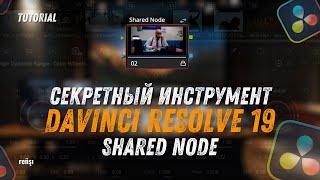 Секретный инструмент Davinci Resolve 19  Shared Node [upl. by Maril]