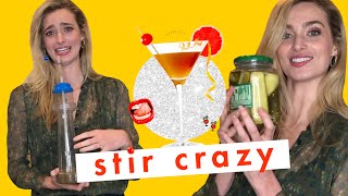 Crying Because Actress Allegra Edwards Legit Drank an Oat Milk amp Pickle Juice Cocktail  Stir Crazy [upl. by Nalo992]