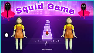 Squid GameRed light Green light Song  Tiles Hop quotEndlessquot Gameplay Videosquidgame squid [upl. by Nebeur]