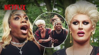 Drag Queens Monét X Change amp The Vivienne Take a Fate Survival Class  Netflix [upl. by Kowtko]