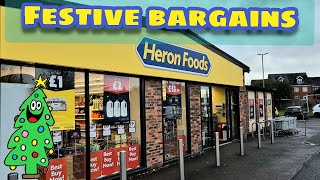 Lets explore Heron Foods  Festive meal deal XSell bargains 7 day deals christmas costofliving [upl. by Bushweller]