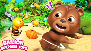 HONEY HEIST Adventure Kids Brave Angry Bees and Befriend a Baby Bear in Epic Forest Honey Heist [upl. by Guillermo]