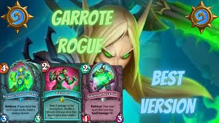 Talented Arcanist Garrote Rogue  Hearthstone  United in Stormwind [upl. by Erdua]