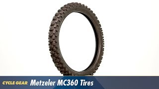 Metzeler MC360 Tires at CycleGearcom [upl. by Amilb]