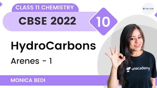 Class 11 Chemistry  Hydrocarbons  Lecture10  Arenes1  Unacademy Class 11 amp 12  Monica Bedi [upl. by Paul]